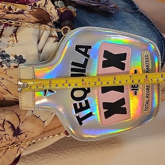 Holographic Tequila Bottle Crossbody Bag - Picture 10 of 12